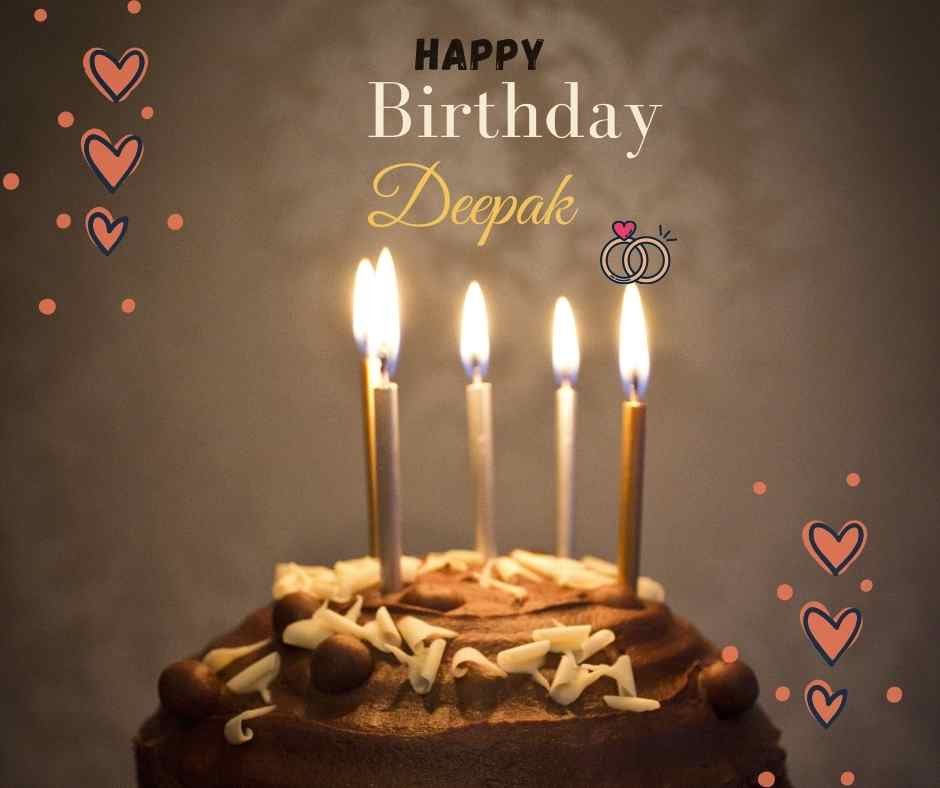 happy birthday deepak cake