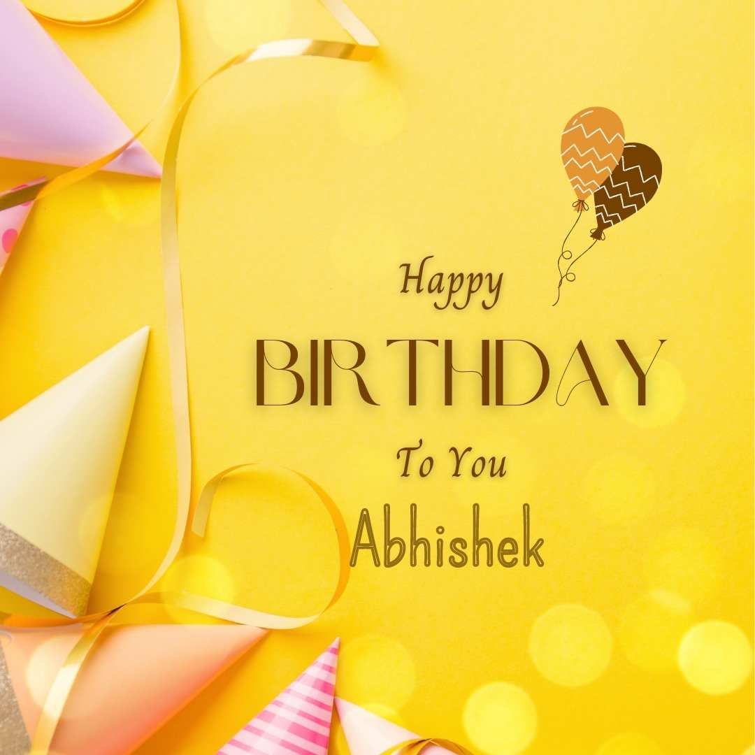 Happy Birthday Abhishek Cake Images And shayari