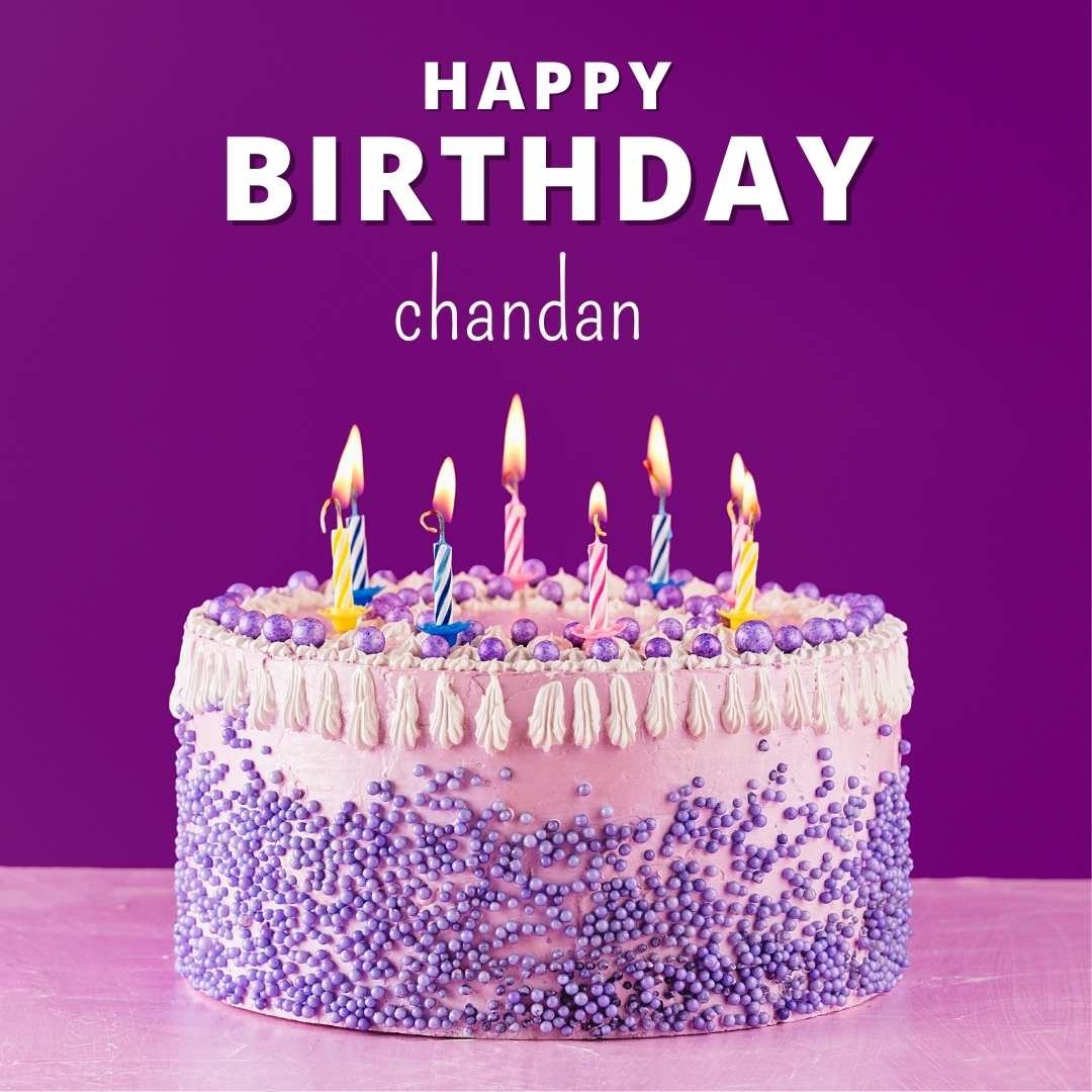 Happy Birthday Chandan Cake Images And shayari