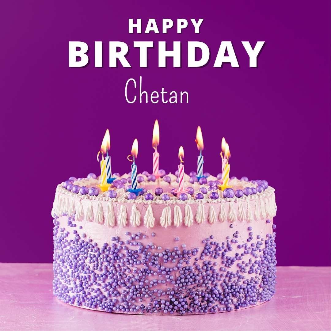 Happy Birthday Chetan Cake Images And shayari