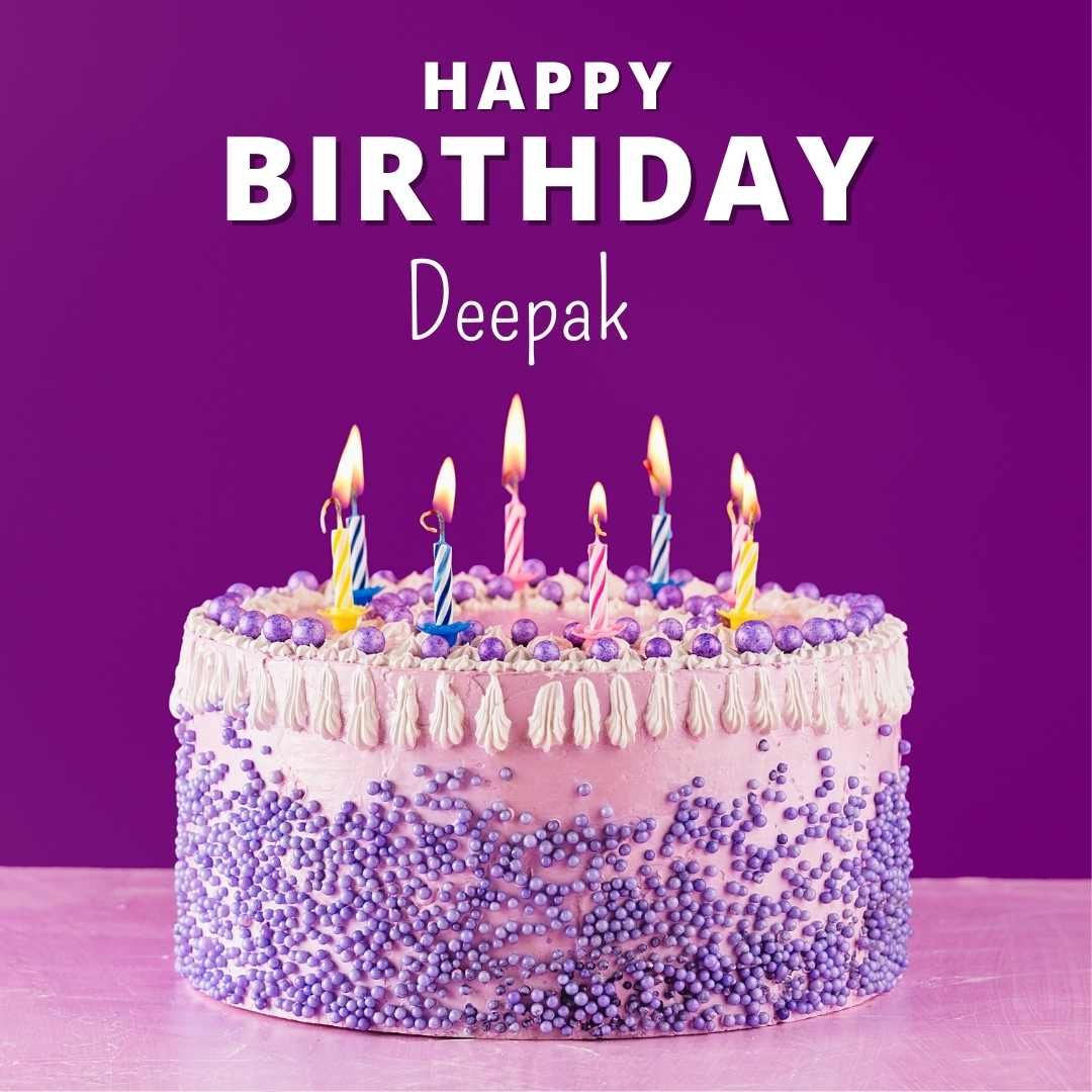 Happy Birthday Deepak Cake Images And shayari