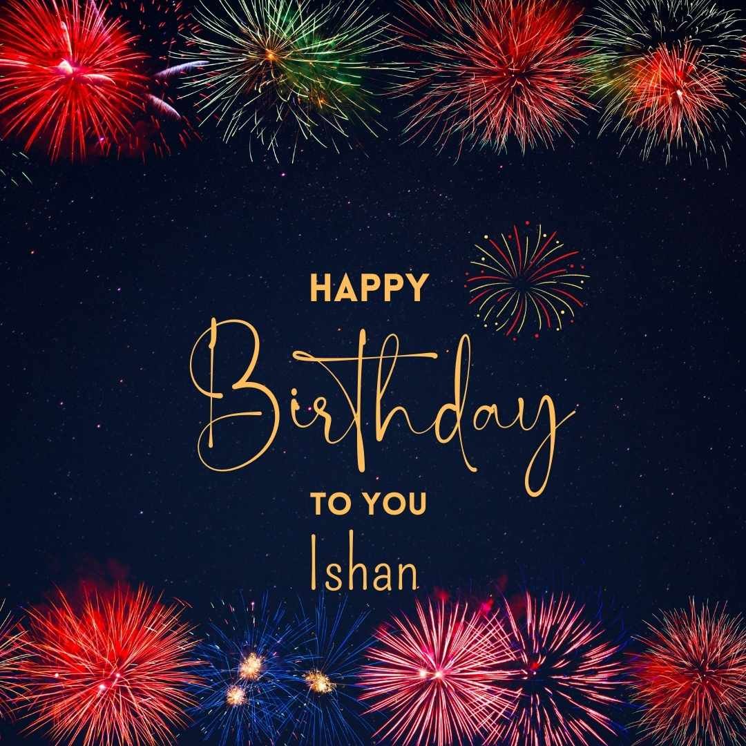 Happy Birthday Ishan Cake Images And shayari