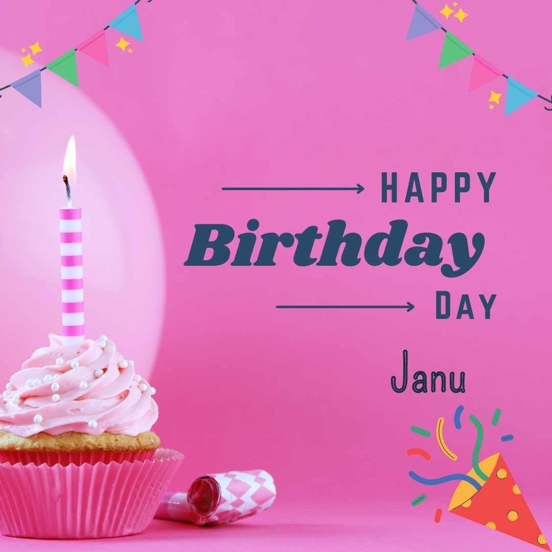 Happy Birthday Janu Cake Images And shayari
