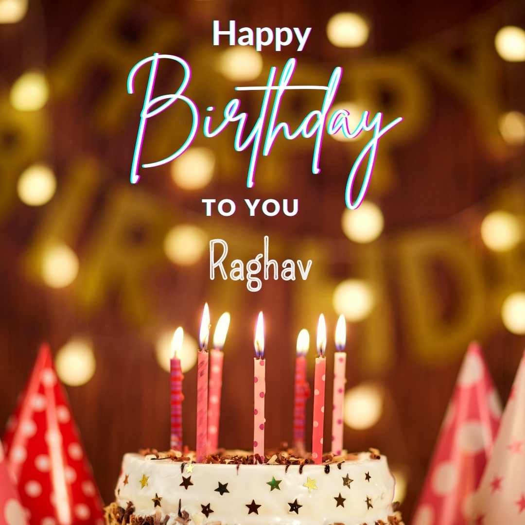 Happy Birthday Raghav Cake Images And shayari