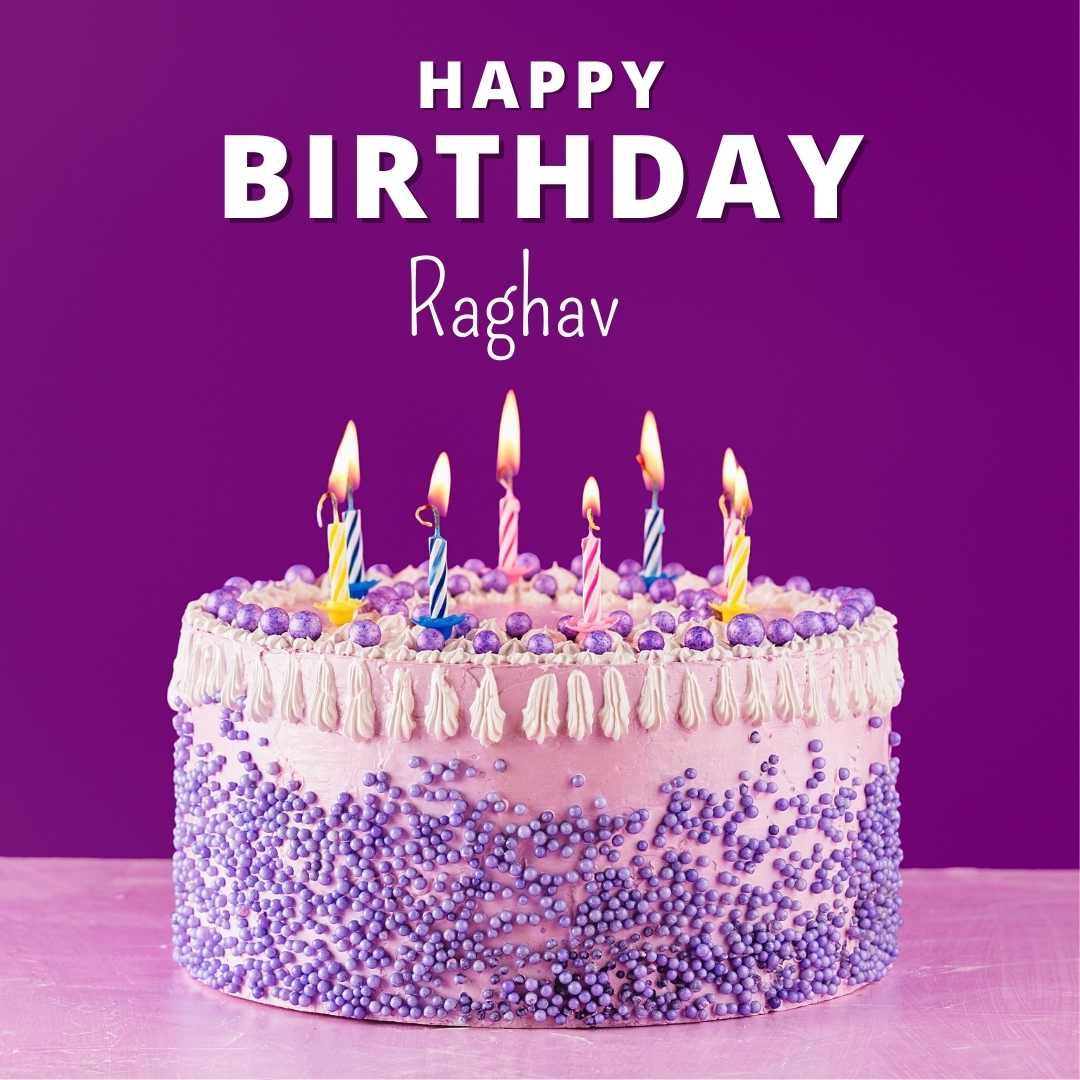 Happy Birthday Raghav Cake Images And shayari