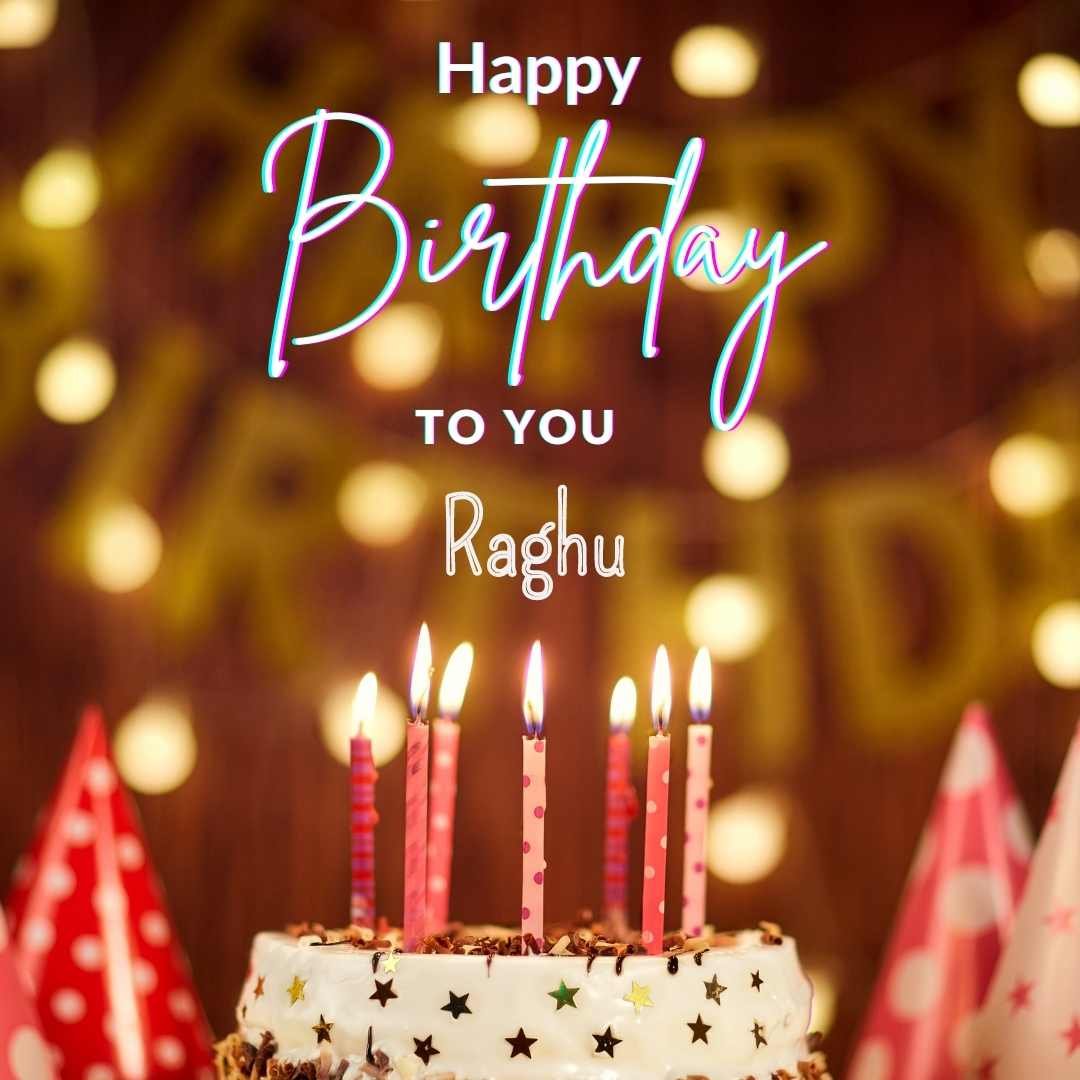 Happy Birthday Raghu Cake Images And shayari