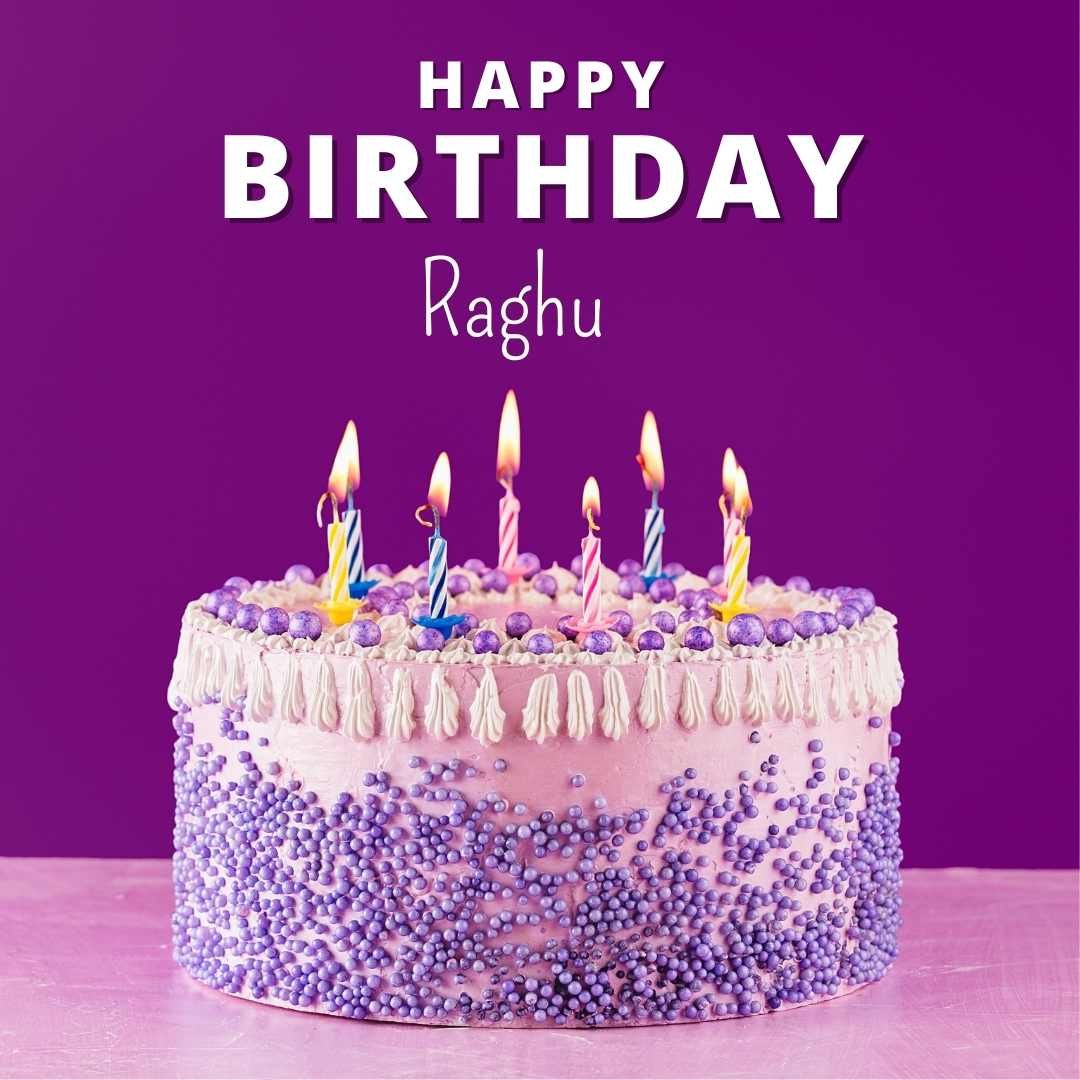 Happy Birthday Raghu Cake Images And shayari