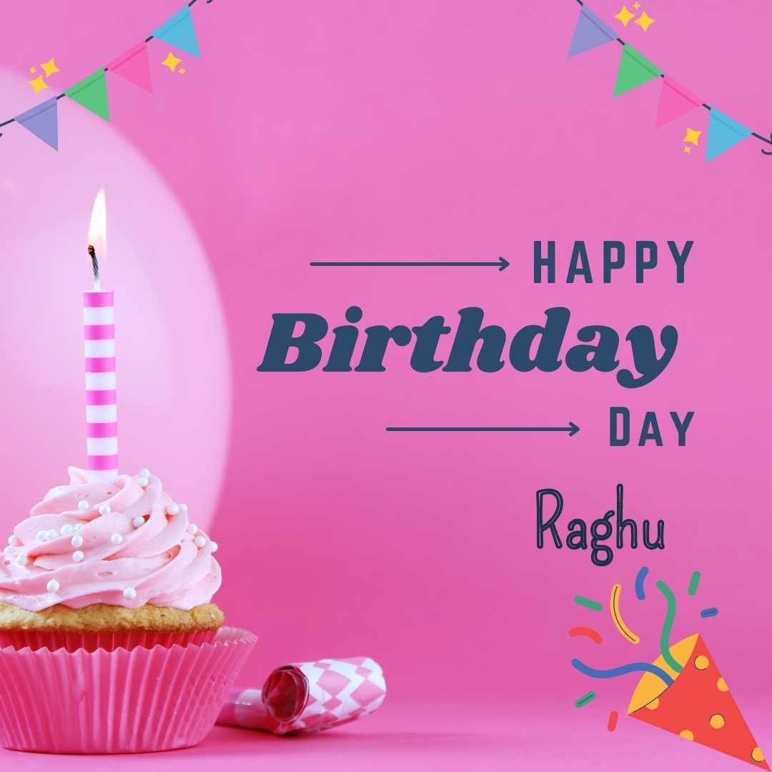 Happy Birthday Raghu Cake Images And shayari
