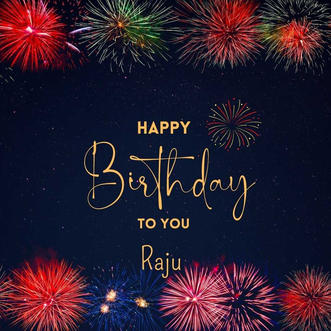 Happy Birthday Raju Cake Images And shayari