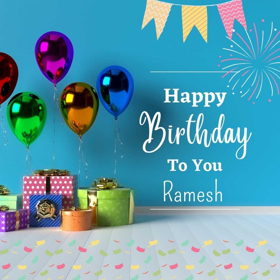 Happy Birthday Ramesh Cake Images And shayari