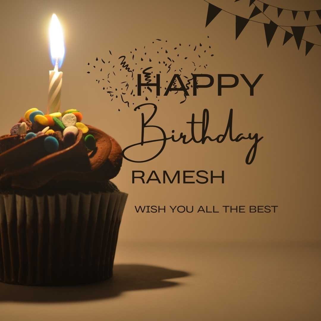 Happy Birthday Ramesh Cake Images And shayari