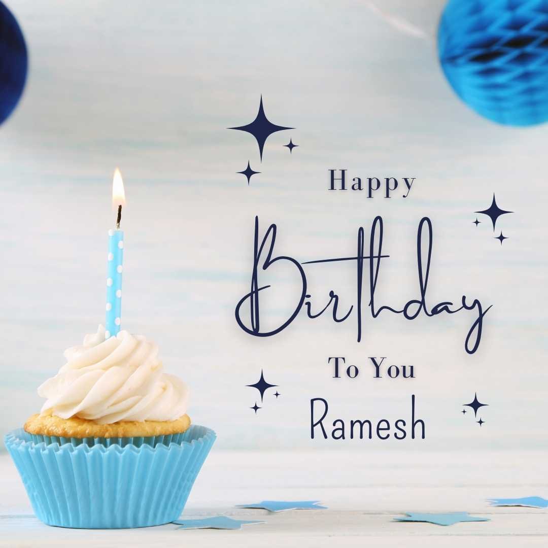 Happy Birthday Ramesh Cake Images And shayari