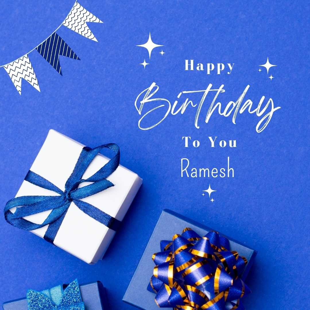 Happy Birthday Ramesh Cake Images And shayari