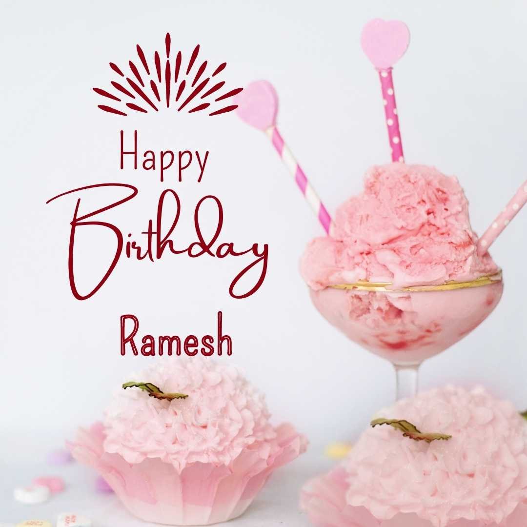 Happy Birthday Ramesh Cake Images And shayari