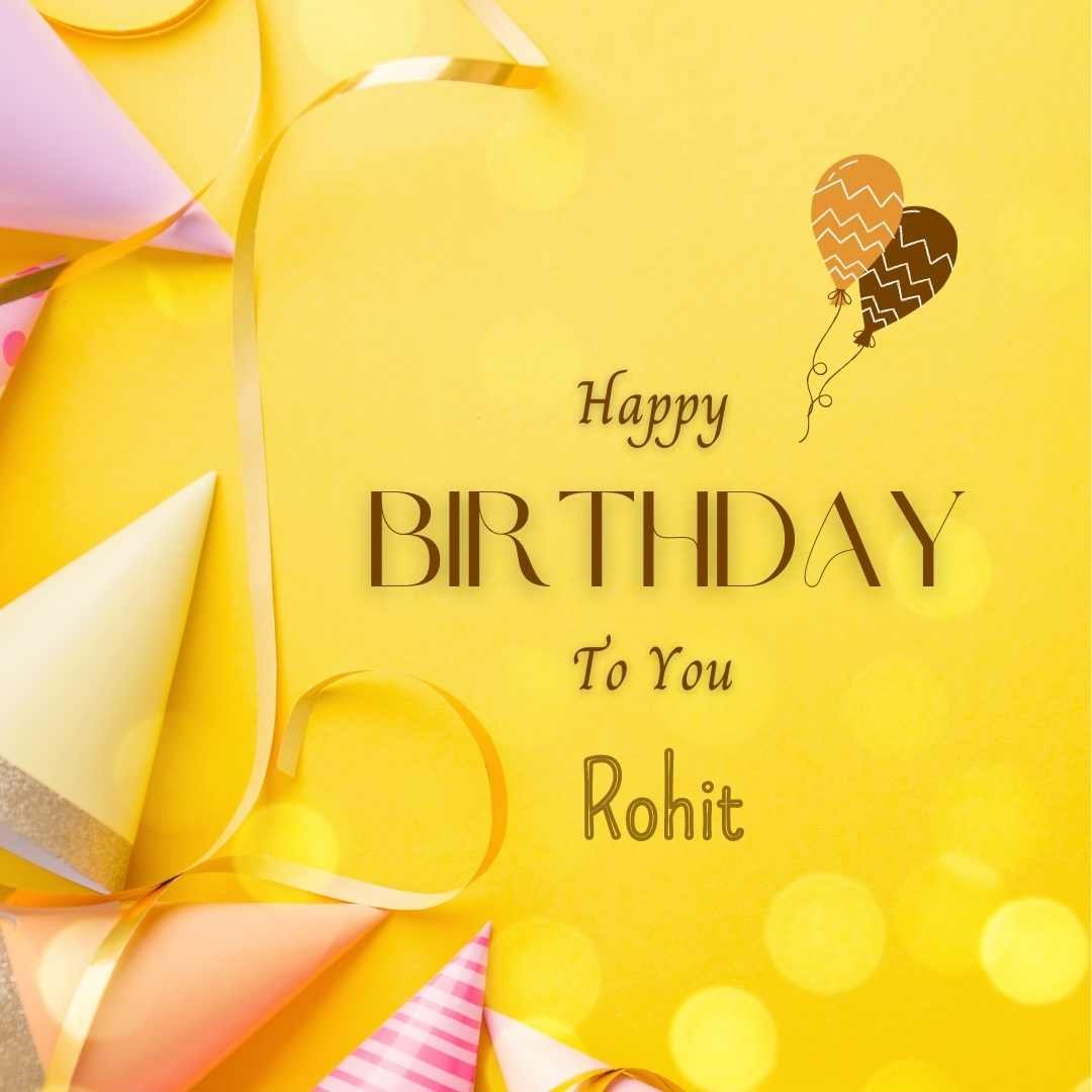 Happy Birthday Rohit Cake Images And shayari