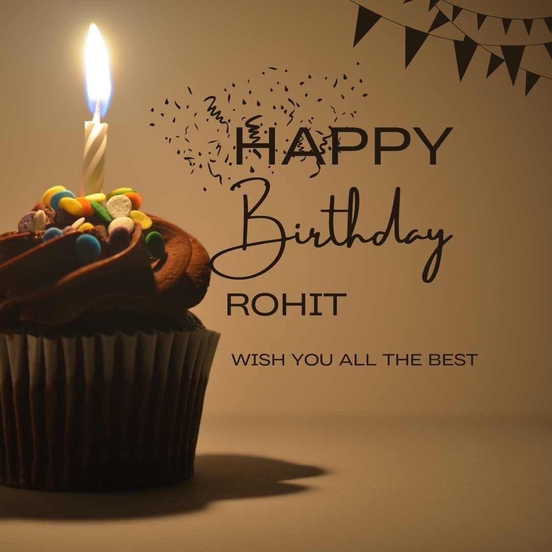Happy Birthday Rohit Cake Images And shayari