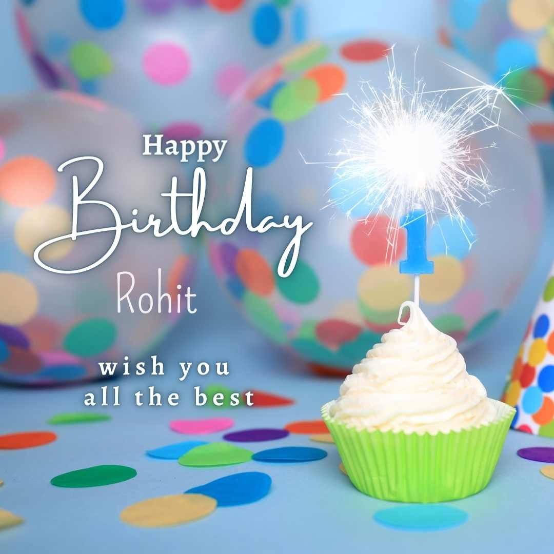 Happy Birthday Rohit Cake Images And shayari