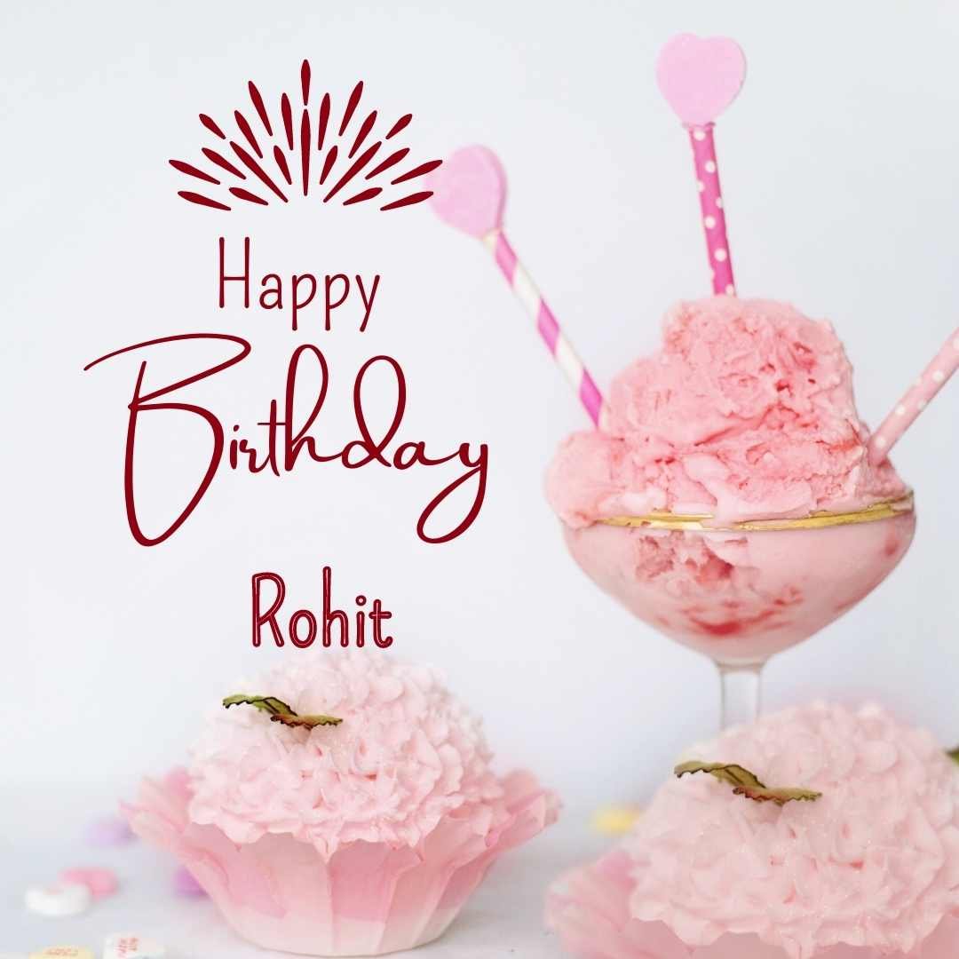 Happy Birthday Rohit Cake Images And shayari