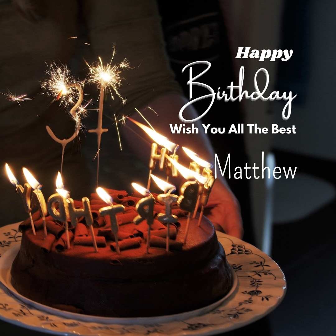 100+ HD Happy Birthday Matthew Cake Images And Shayari