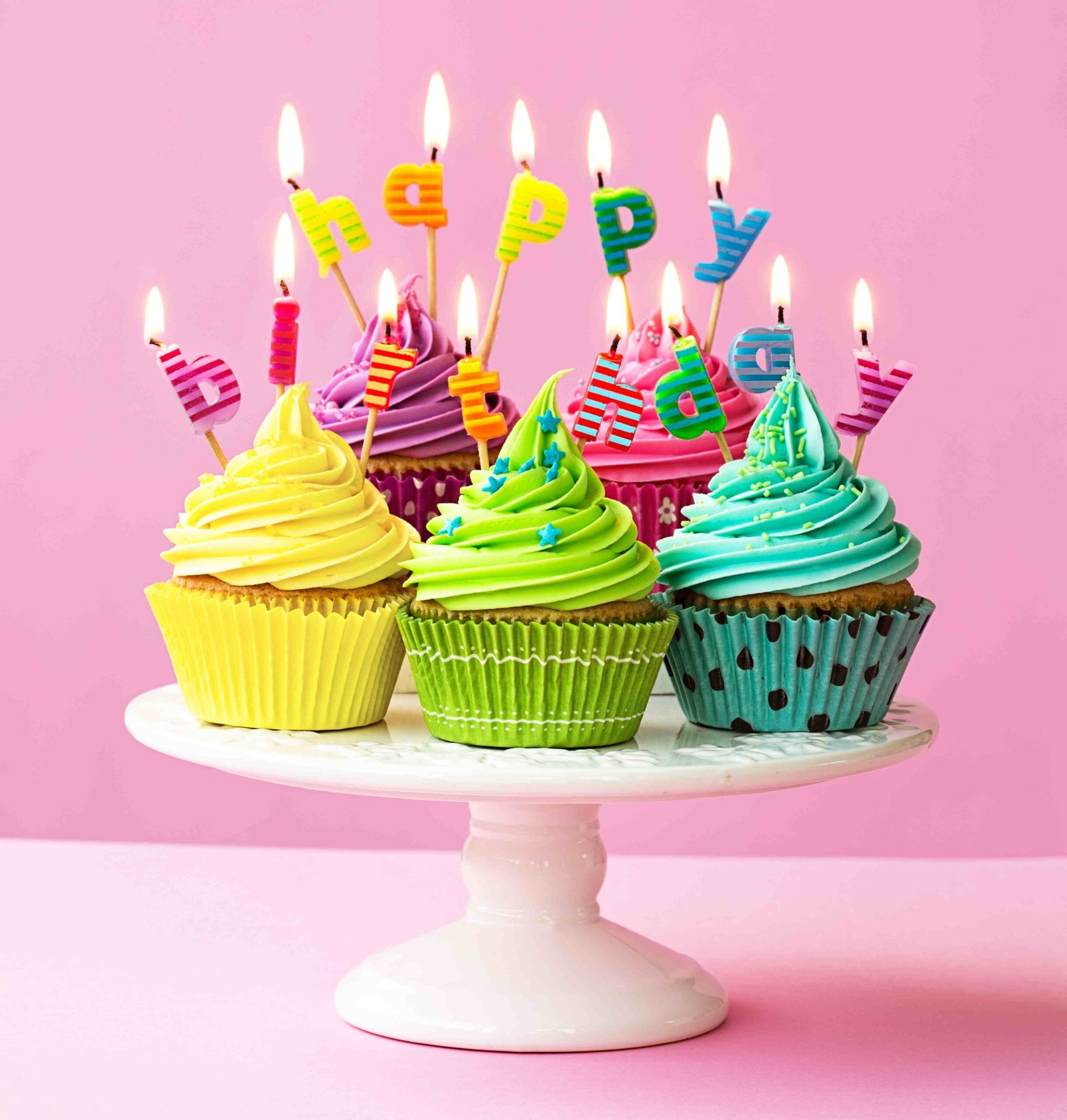 happy birthday cupcakes