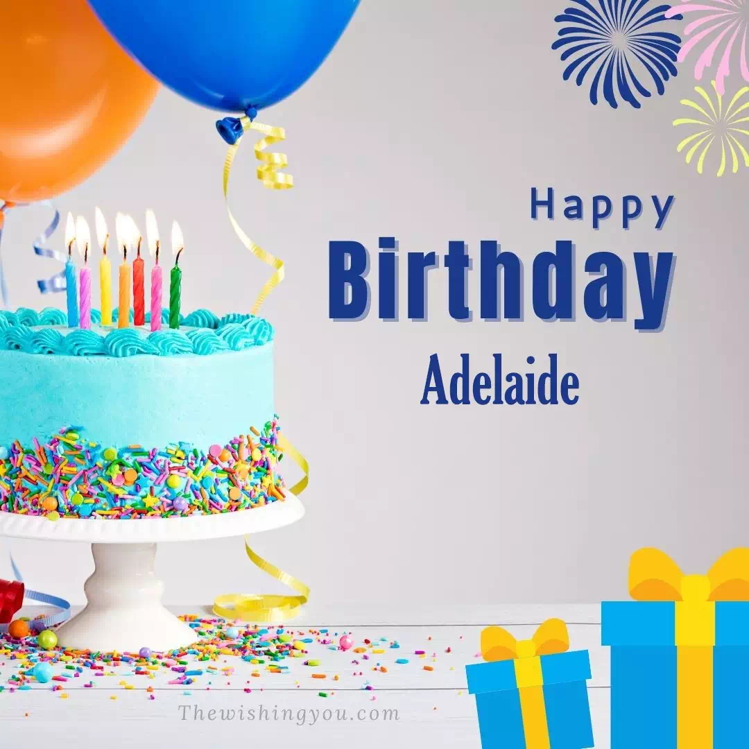 100+ HD Happy Birthday Adelaide Cake Images And Shayari