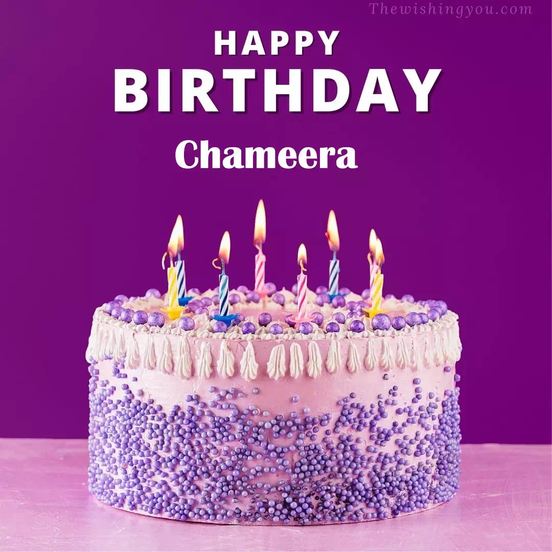 Happy Birthday Chameera written on image