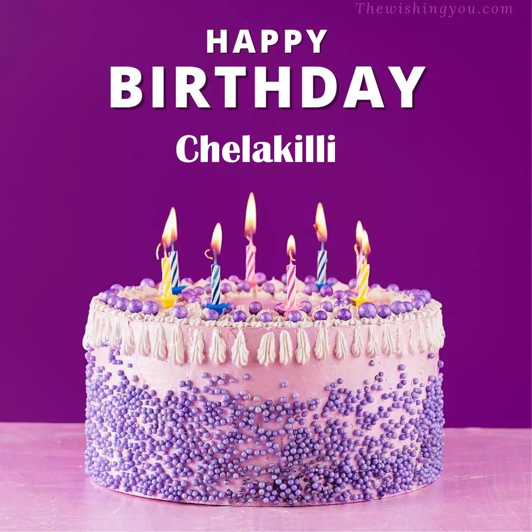 Happy Birthday Chelakilli written on image
