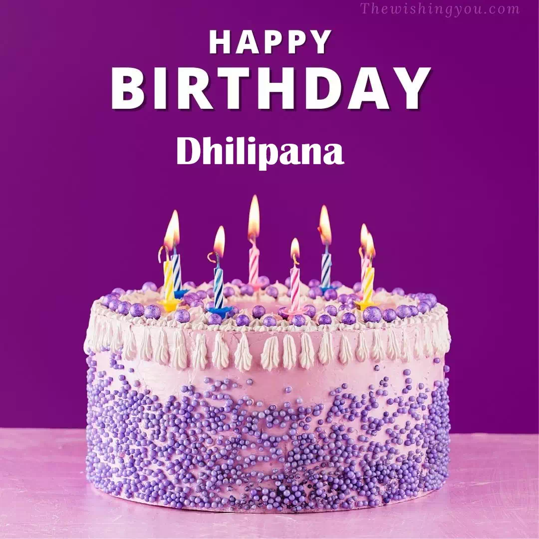 Happy Birthday Dhilipana written on image