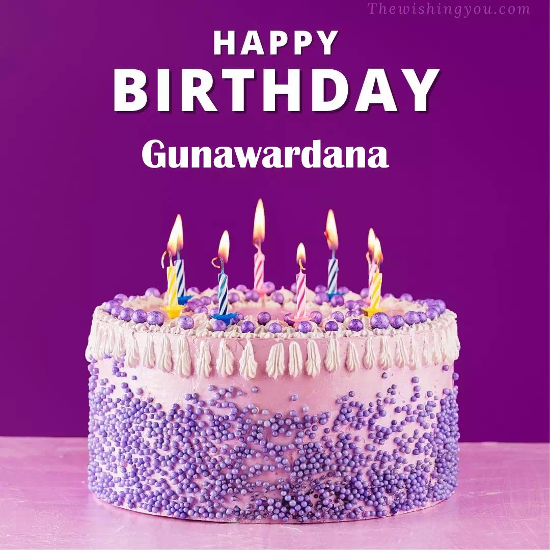 Happy Birthday Gunawardana written on image