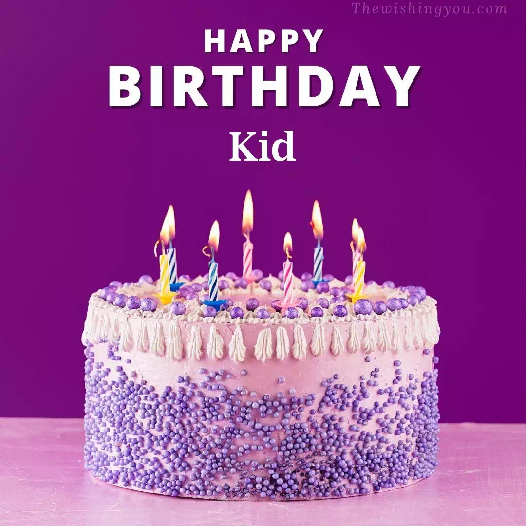 Happy Birthday Kid written on image 4