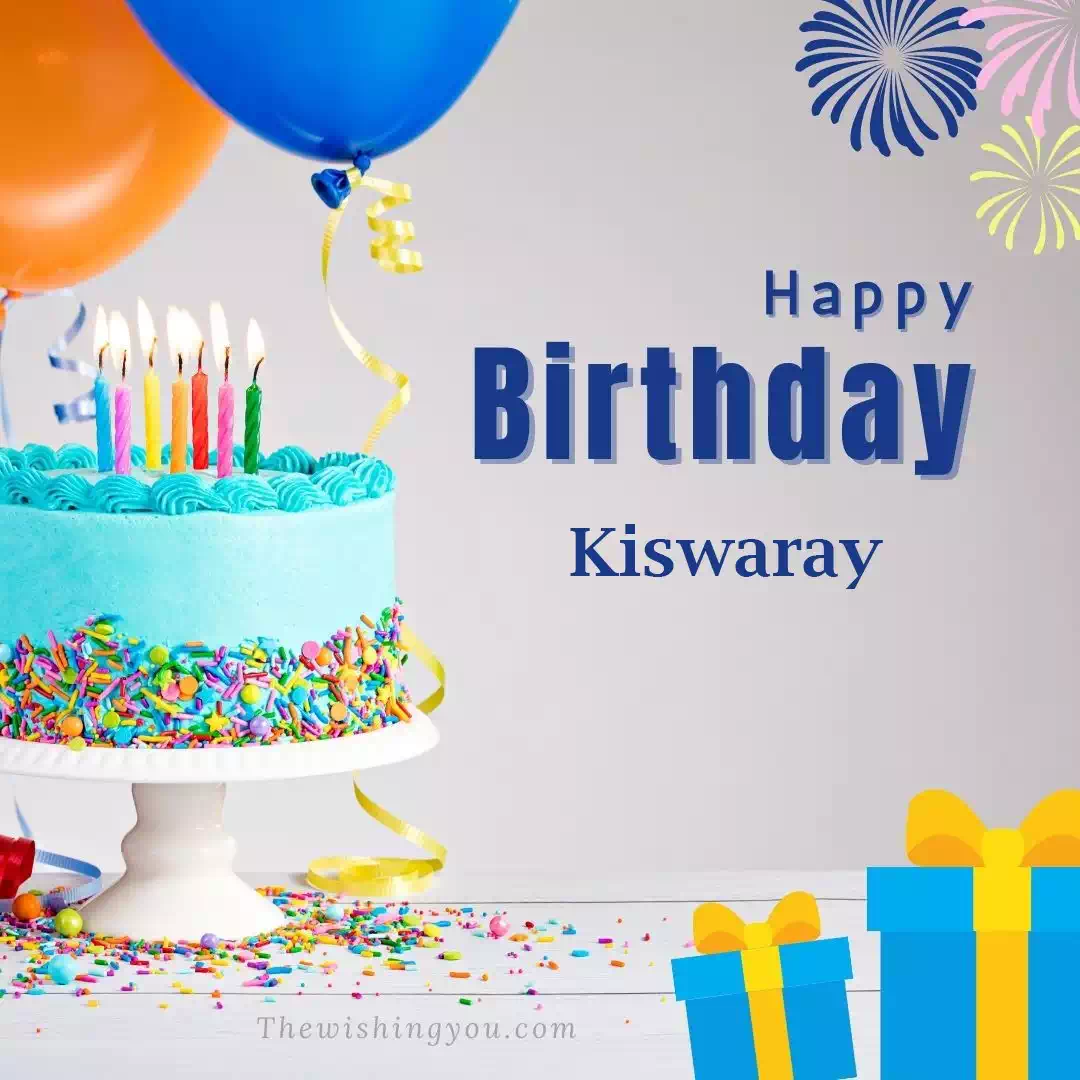 Happy Birthday Kiswaray written on image 2