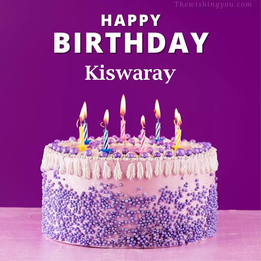 Happy Birthday Kiswaray written on image 4