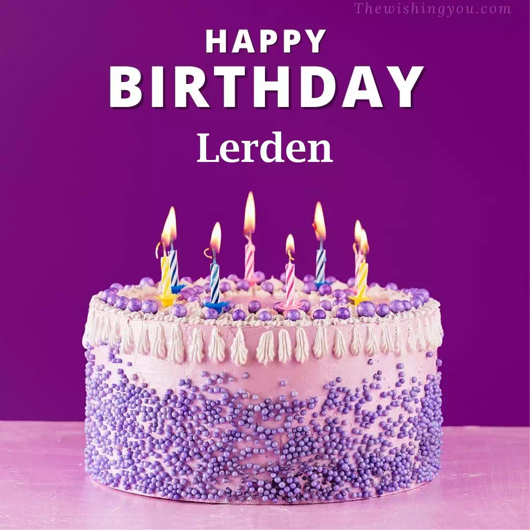 Happy Birthday Lerden written on image 4