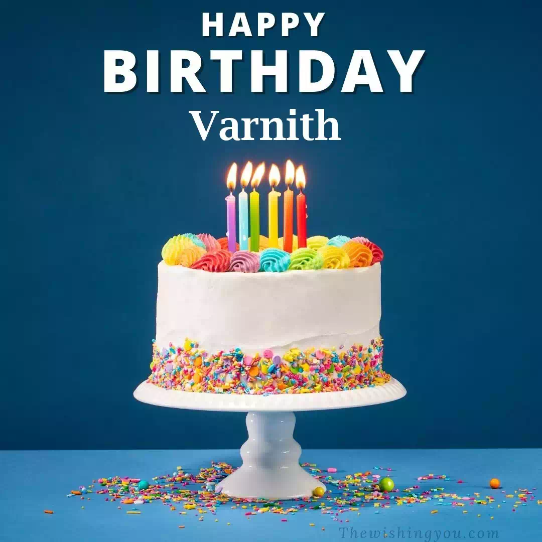 Happy Birthday Varnith written on image 3