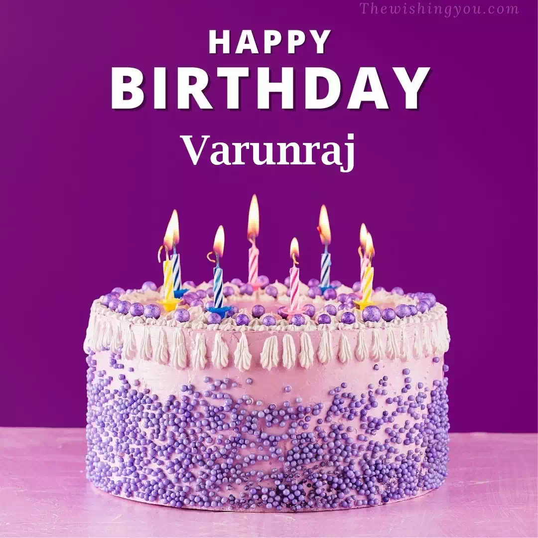 Happy Birthday Varunraj written on image 4