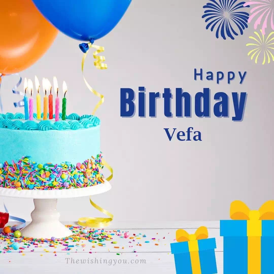 Happy Birthday Vefa written on image 2