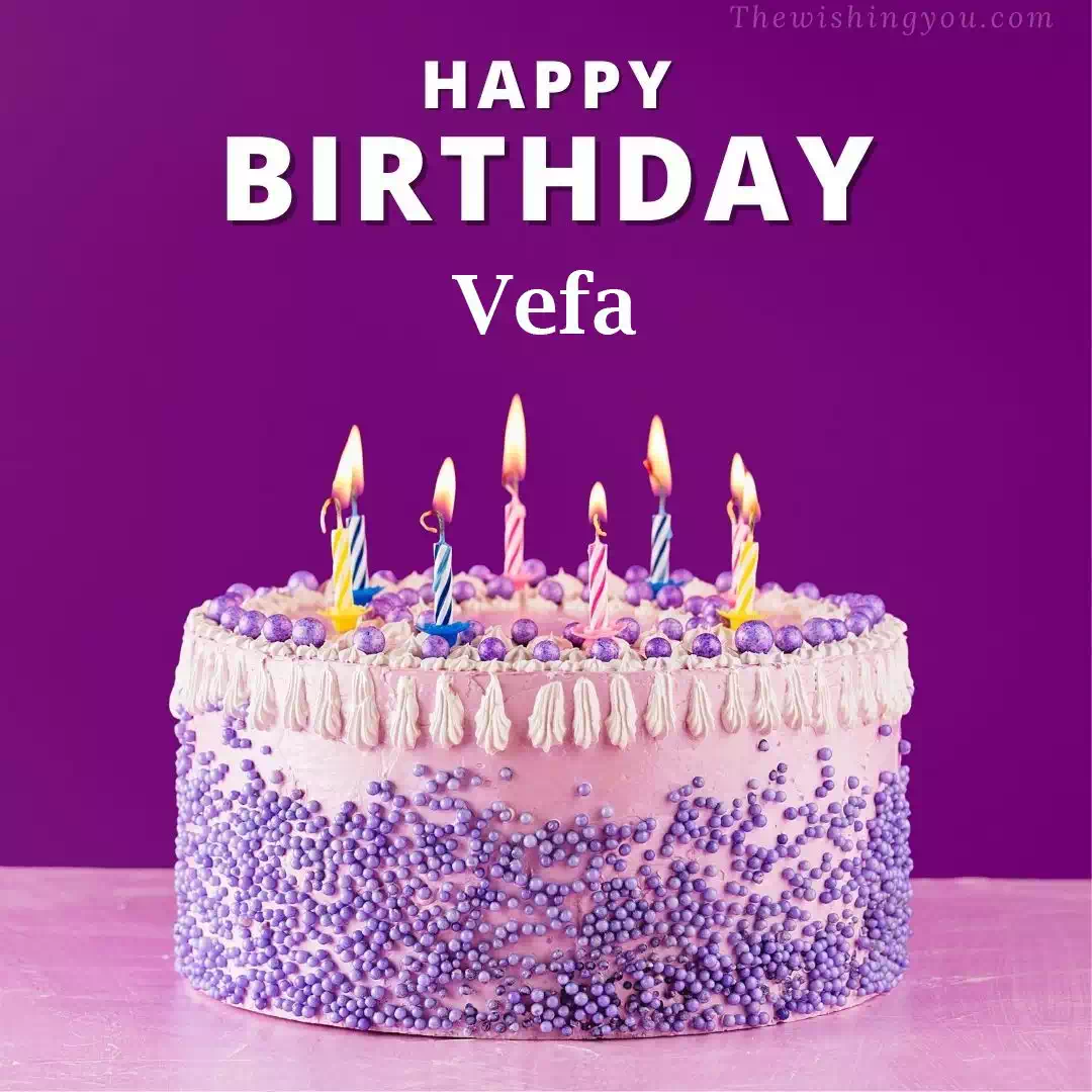 Happy Birthday Vefa written on image 4