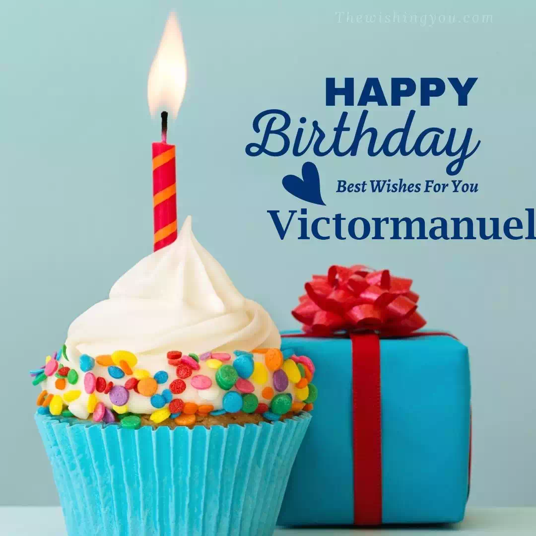 Happy Birthday Victormanuel written on image 1