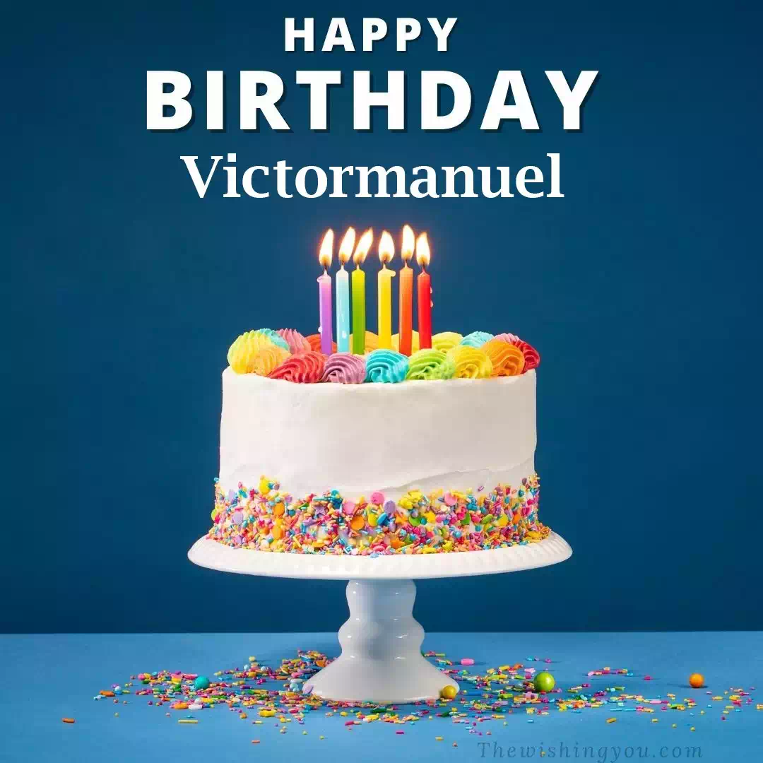 Happy Birthday Victormanuel written on image 3