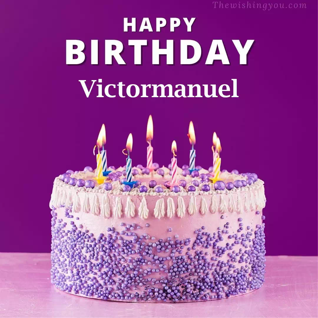 Happy Birthday Victormanuel written on image 4