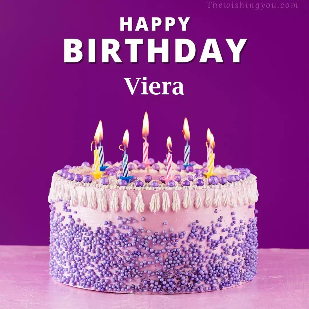 Happy Birthday Viera written on image 4