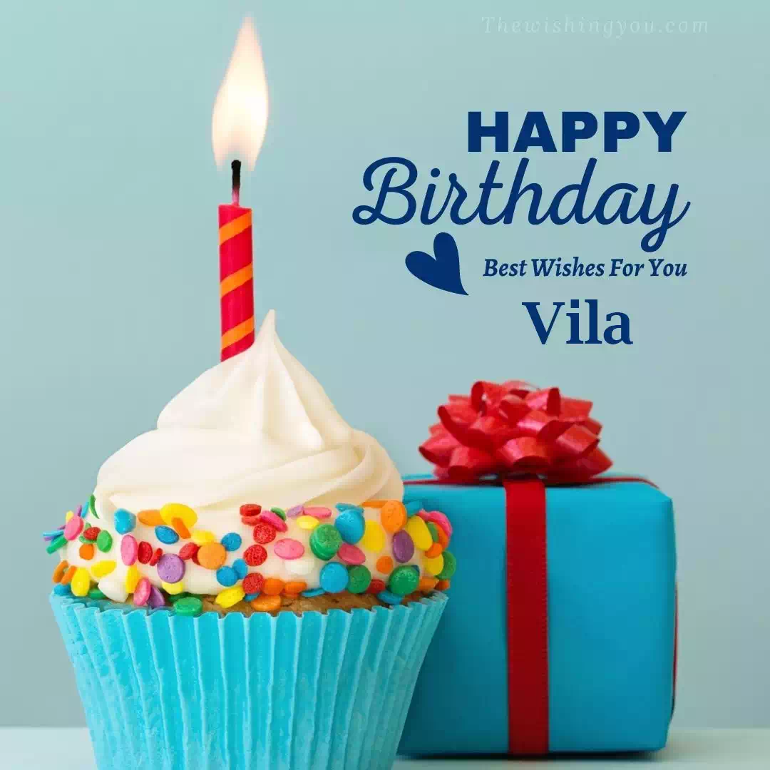 Happy Birthday Vila written on image 1