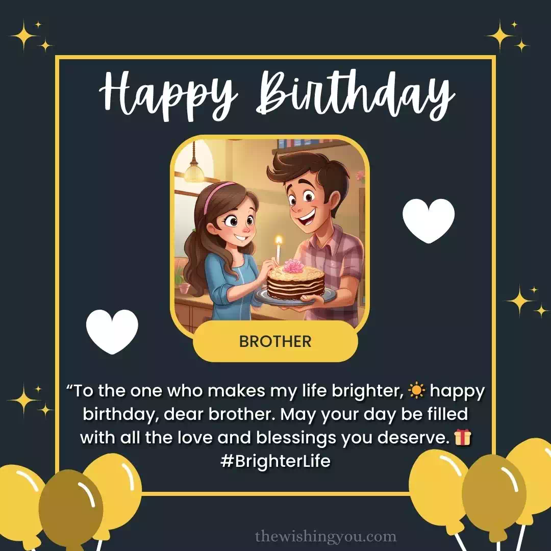 Birthday Wishes For Brother With Emoji 12 Birthday Wishes For Brother With Emoji 12